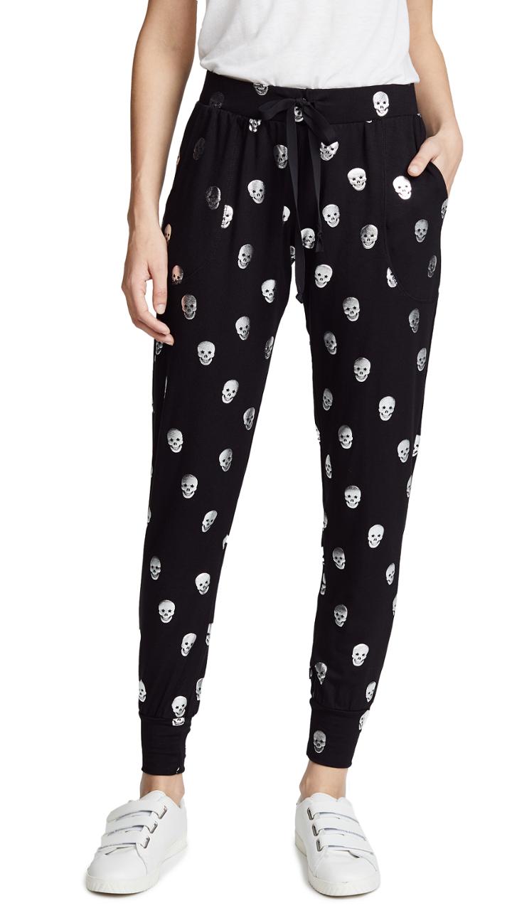 Terez Foil Printed Jogger Pants