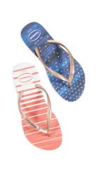 Havaianas Slim Watercolor Flip Flops