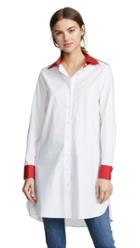 Etre Cecile Yeye Girls Stripe Button Down