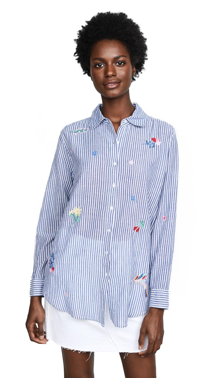 Sundry Floral Oversized Shirt