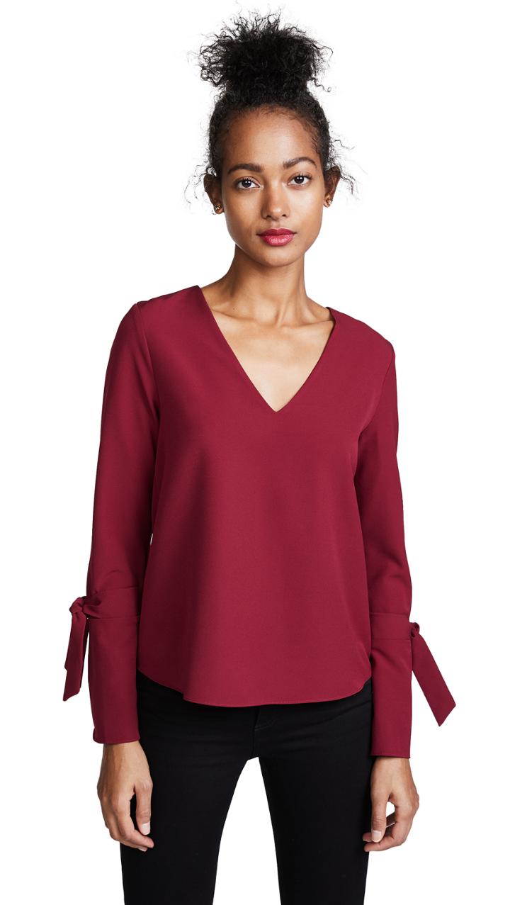 Cooper Ella V Neck Blouse