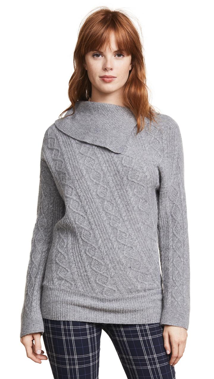 Pringle Of Scotland Roll Neck Cable Sweater