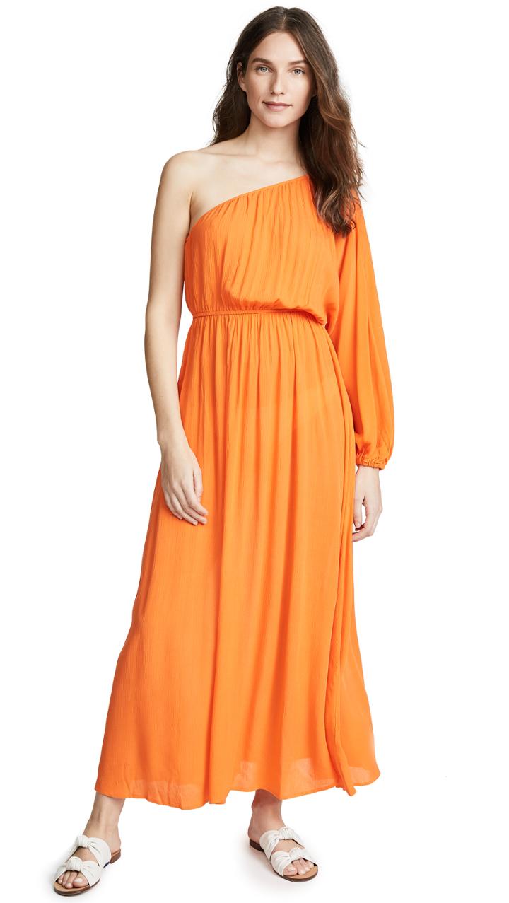 Mara Hoffman Orange Vera Dress