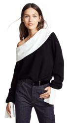 Adeam Convertible Collared Cashmere Sweater