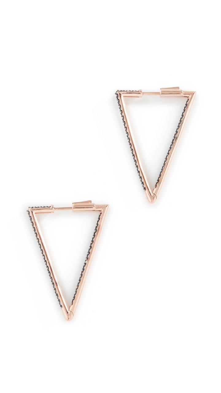 Nickho Rey Bermuda Triangle Hoop Earrings