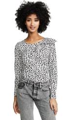 La Vie Rebecca Taylor Long Sleeve Le Jaguar Top