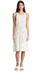Intropia Sleeveless Ivory Petal Dress
