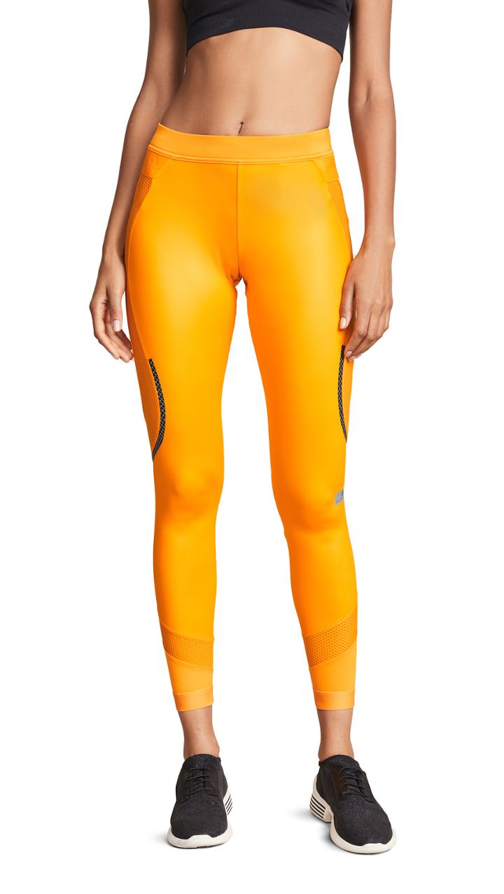Adidas By Stella Mccartney Run Long Shiny Leggings