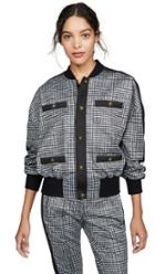 Pam Gela Glen Tartan Blouson Jacket