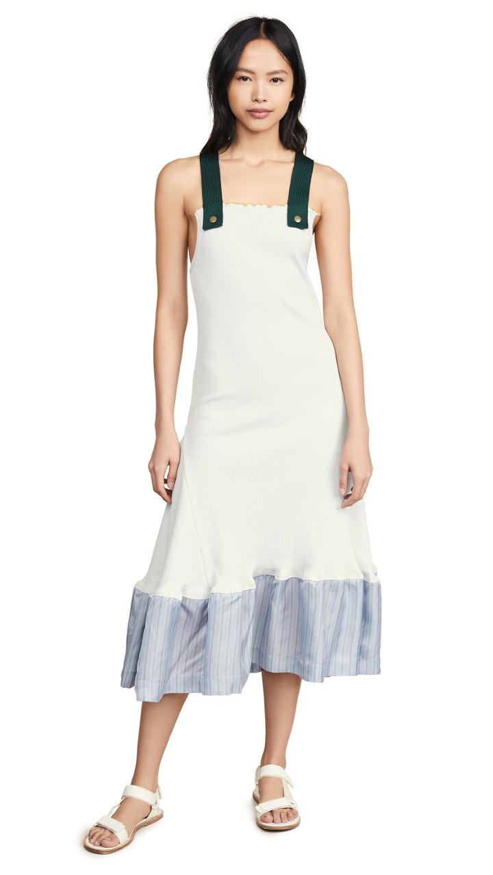 Toga Pulla Melange Rib Dress