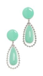 Lele Sadoughi Crystal Tear Drop Earrings