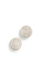 What Goes Around Comes Around Hermes Silver Cloudeselle Earrings