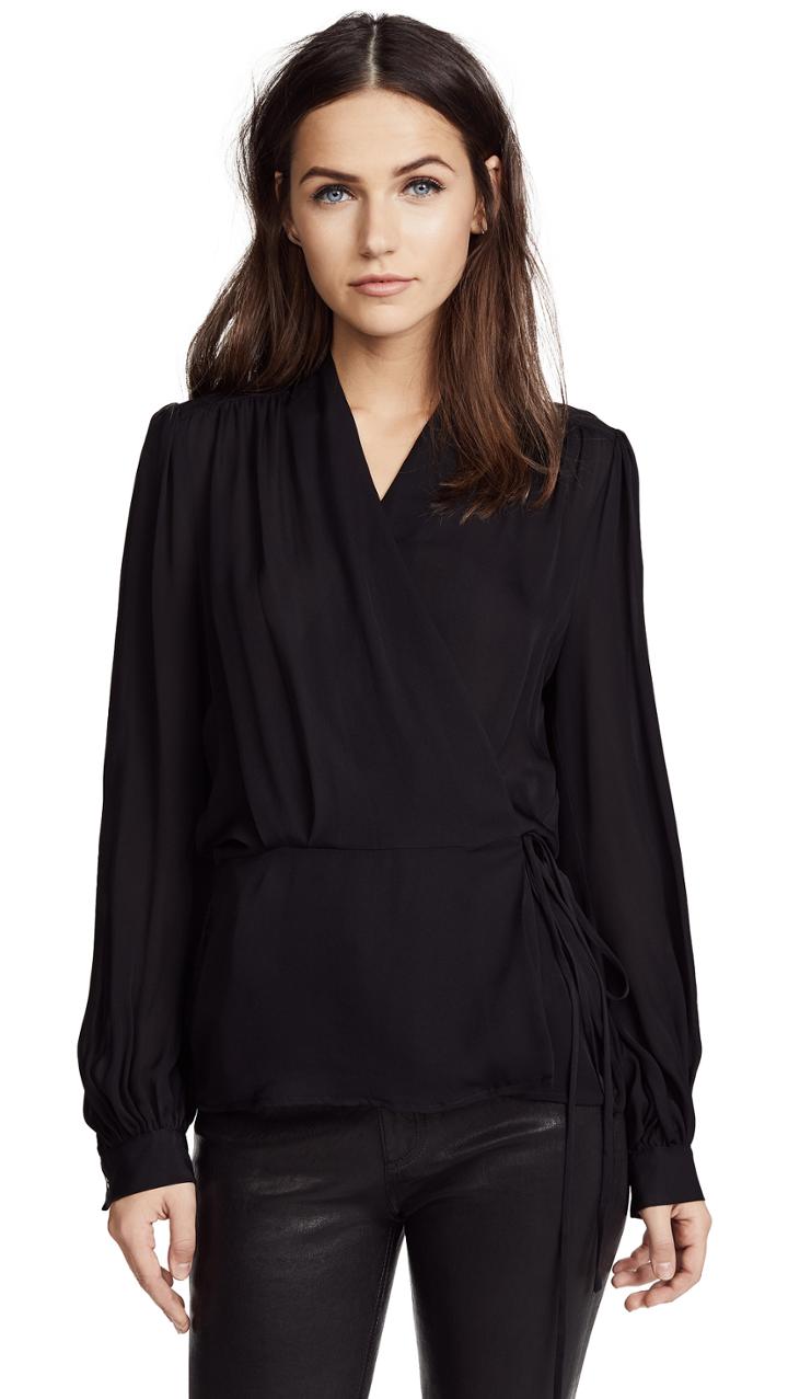 L Agence Cara Blouse
