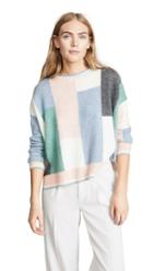 Adam Lippes Colorblock Cashmere Sweater