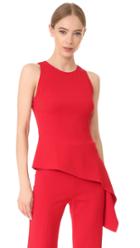 Cushnie Et Ochs Sleeveless Top With Asymmetrical Seam