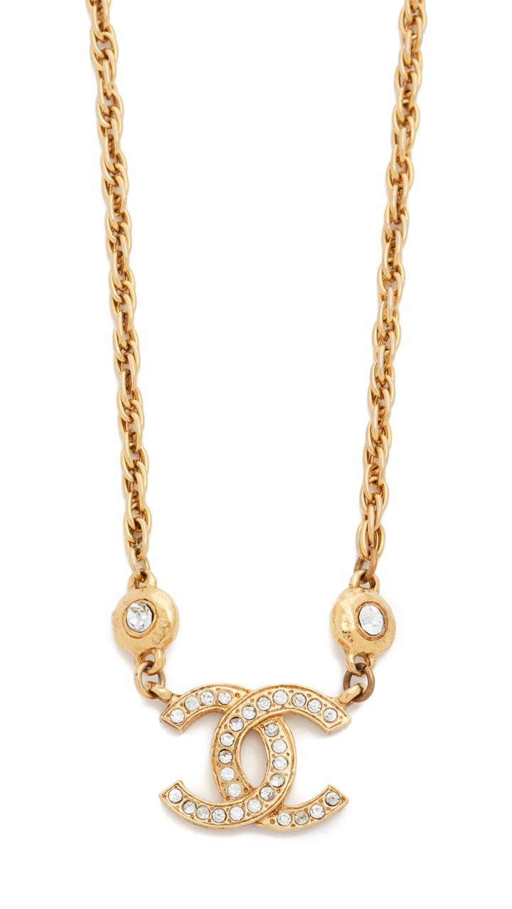 What Goes Around Comes Around Chanel Cc Necklace Previously Owned 
