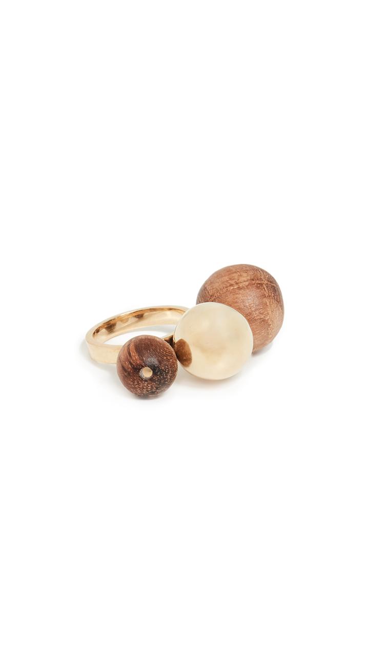 Soko Teak Dilys Cocktail Ring