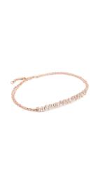 Suzanne Kalan Fireworks 18k Gold Vertical Diamond Baguette Bracelet