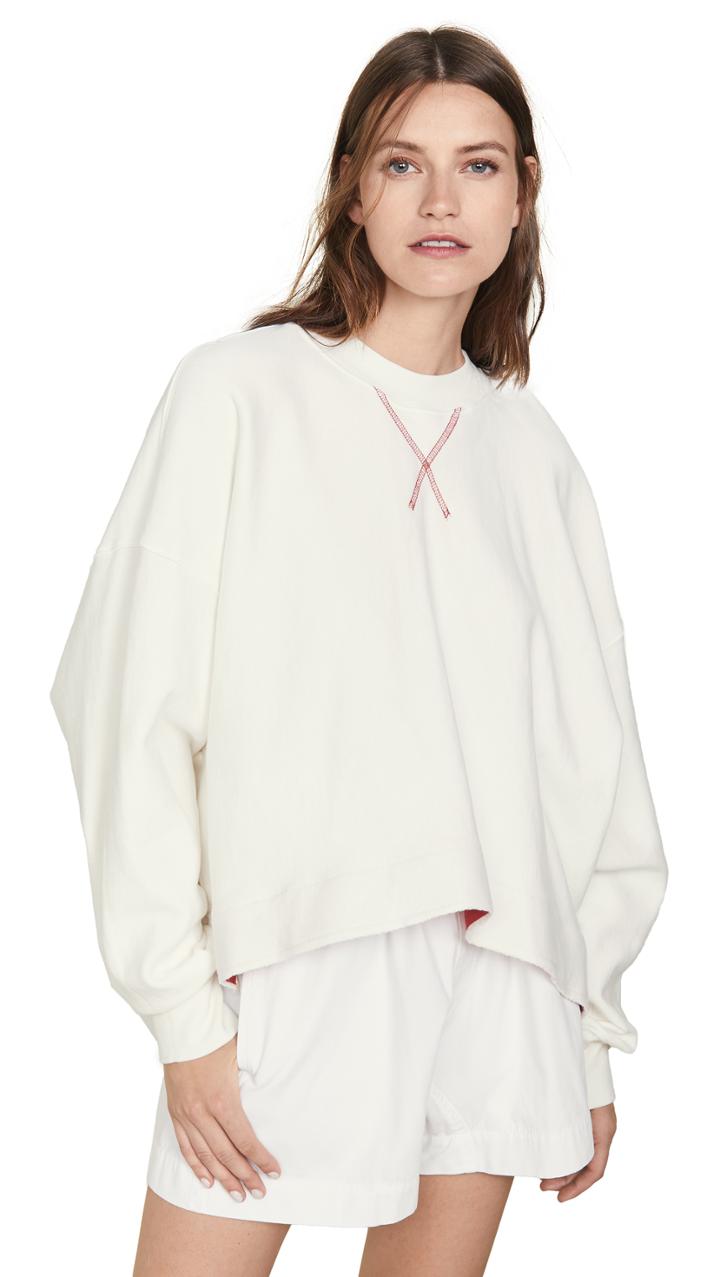 Bassike Side Split Sweatshirt