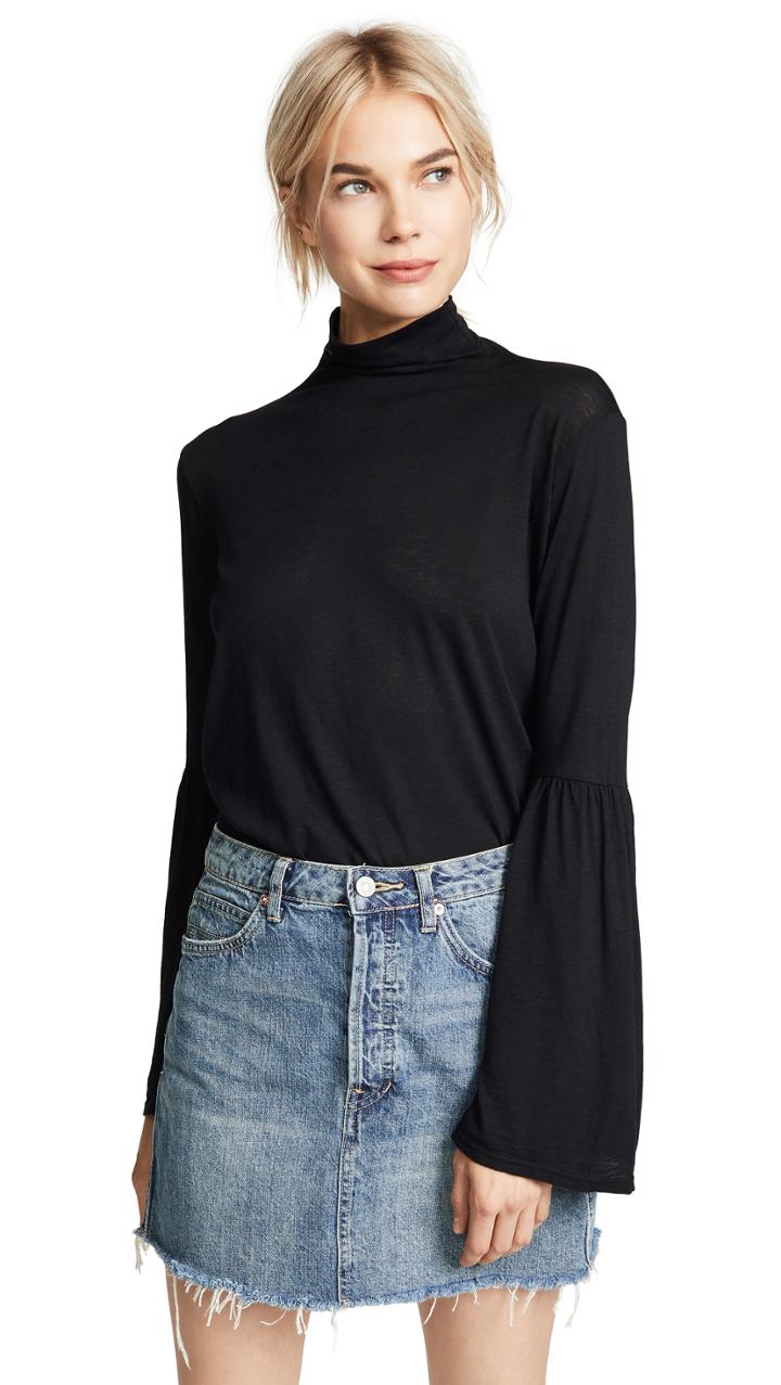 Velvet Xena Long Sleeve Flutter Tee