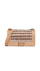 What Goes Around Comes Around Chanel Tweed Medium Boy Bag