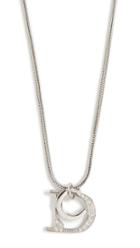 What Goes Around Comes Around Dior Silver Crystal Necklace