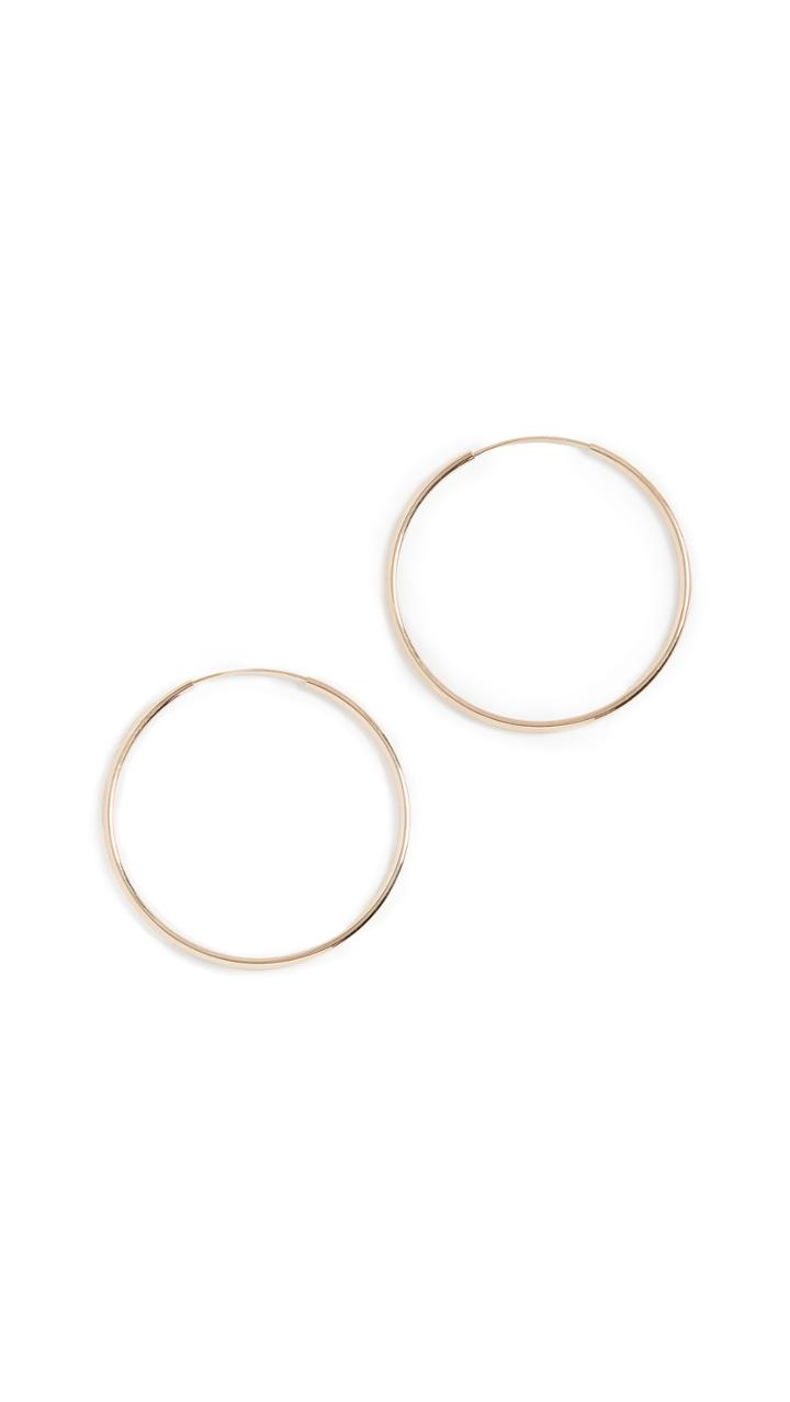 Loren Stewart 14k Winona Hoop Earrings
