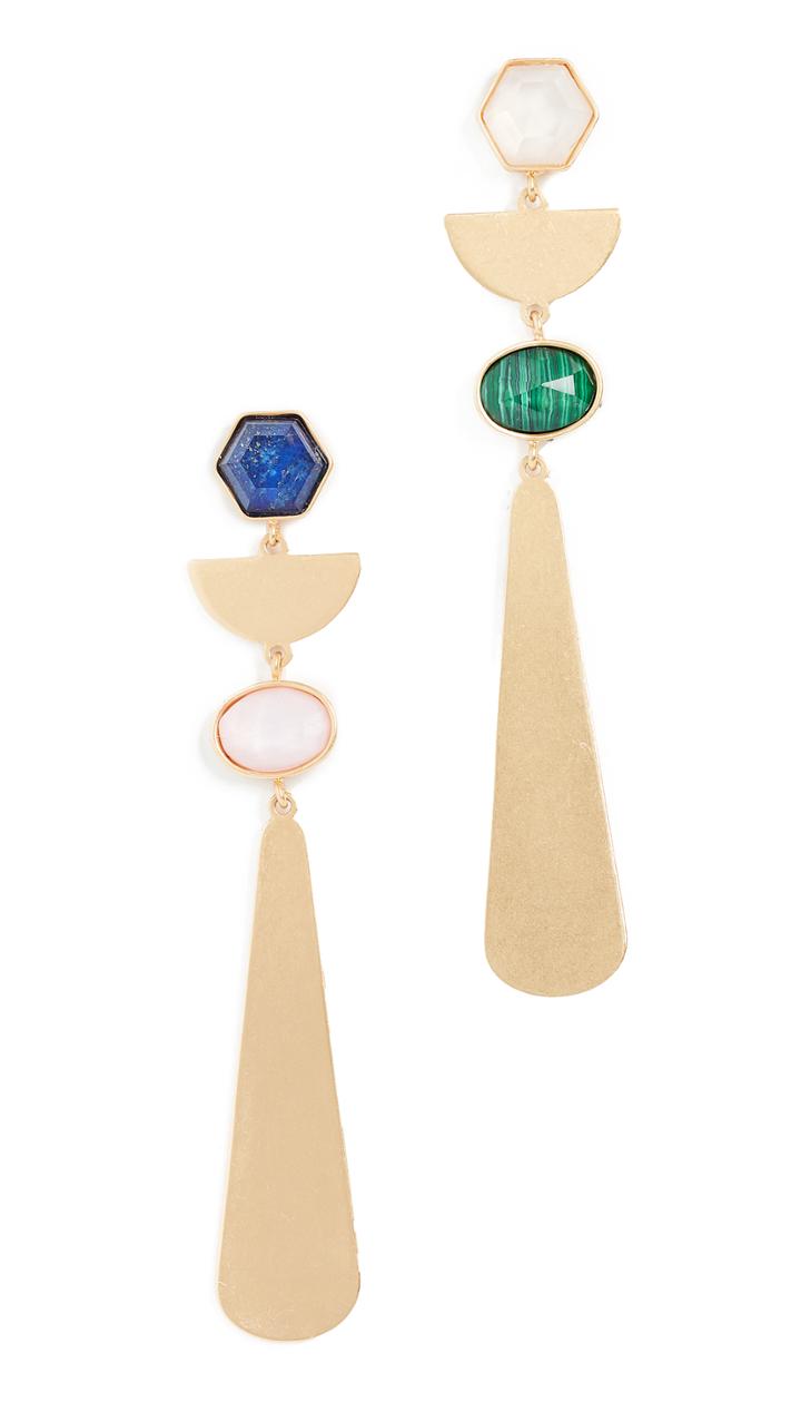 Kate Spade New York Sunshine Stones Linear Earrings