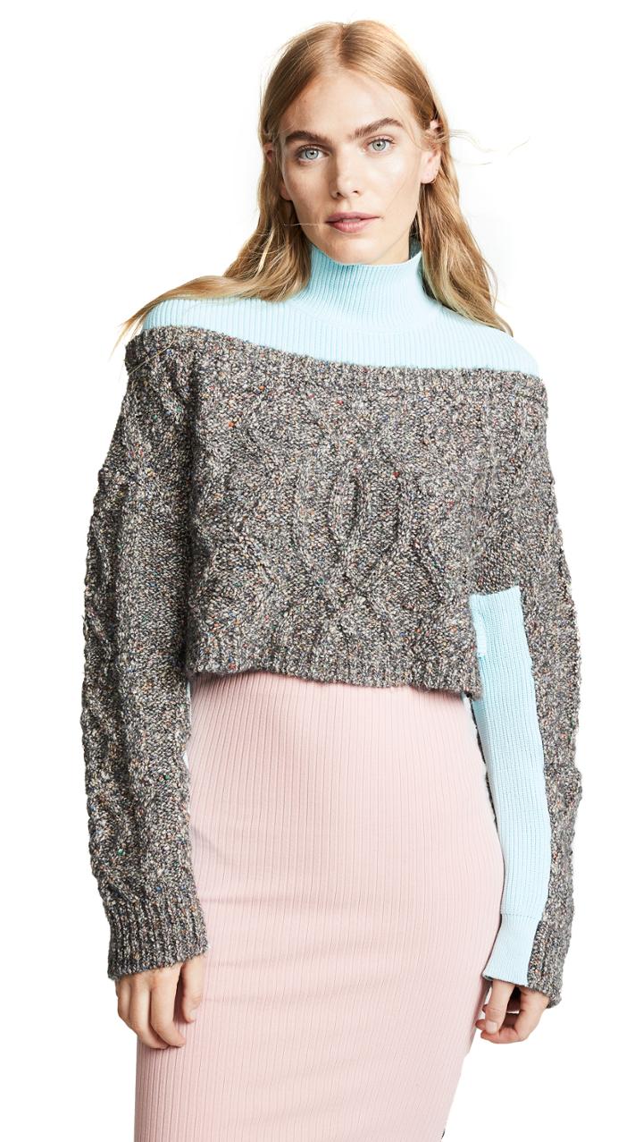 Opening Ceremony Cable Turtleneck Sweater
