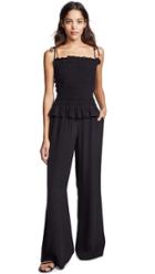 Tory Burch Smocked Jumpsuit