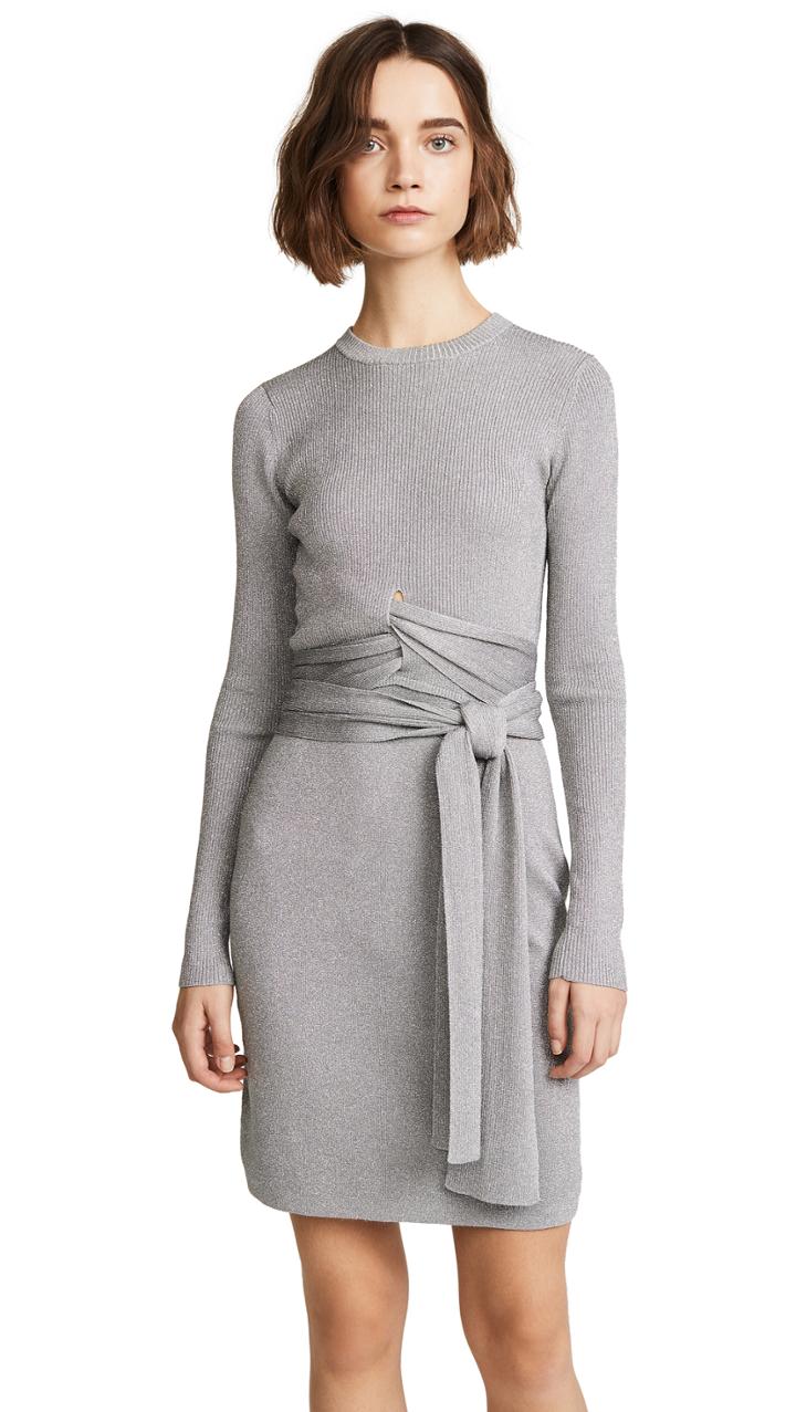 3 1 Phillip Lim Rib Wrapped Waist Dress