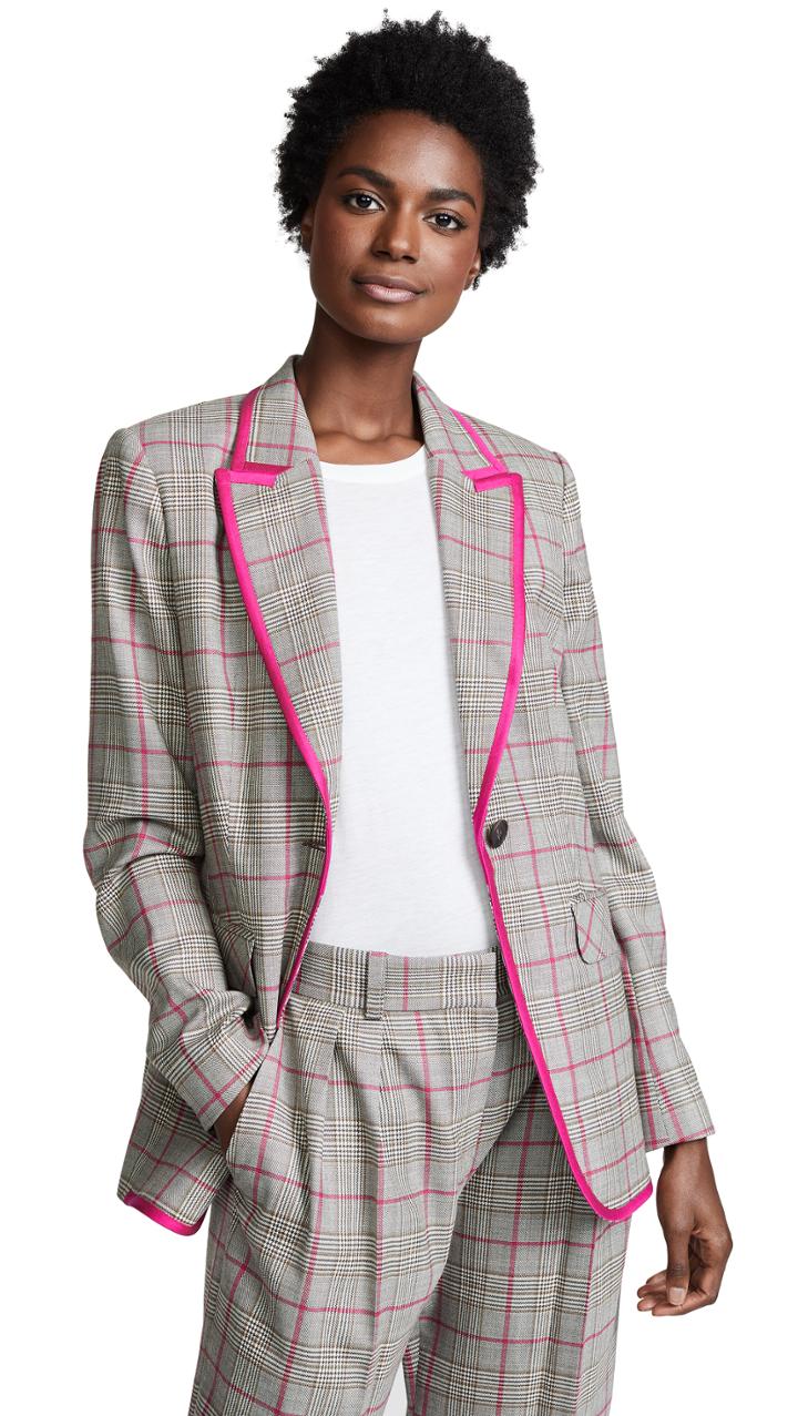 Pallas Delacroix Contrast Trim Blazer