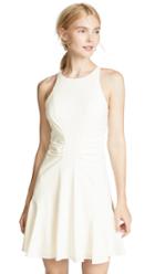 Halston Heritage Ruched Waist Dress