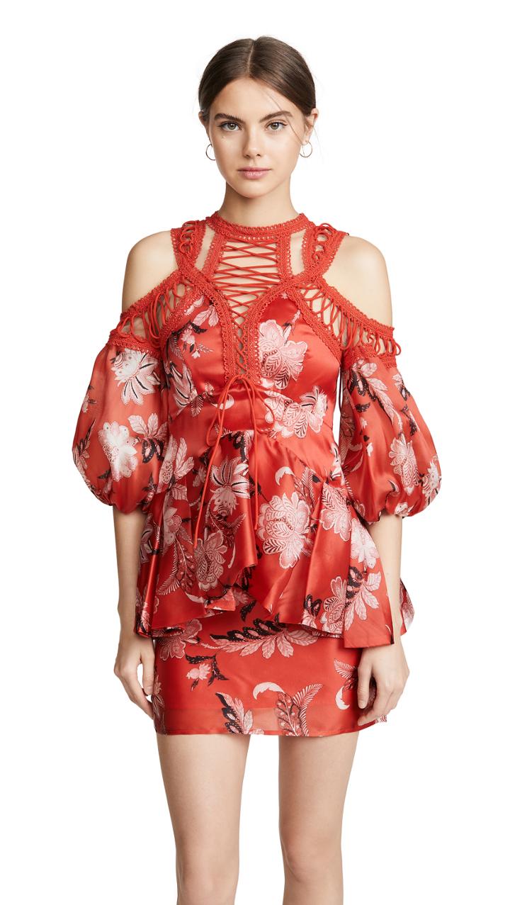 Thurley Folklore Print Dress