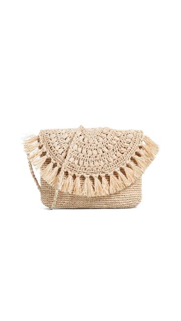 Mar Y Sol Louisa Raffia Cross Body Bag