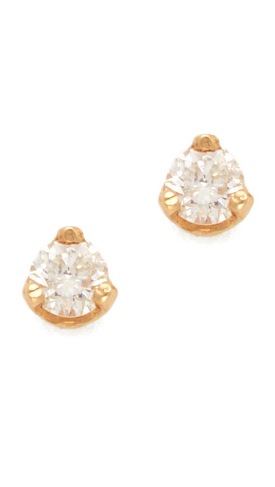 Zoe Chicco Diamond Prong Stud Earrings