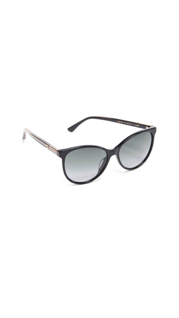 Gucci Web Cat Eye Sunglasses