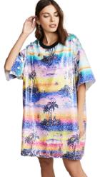 Ksenia Schnaider Hawaii Mixed Color Sequin Dress