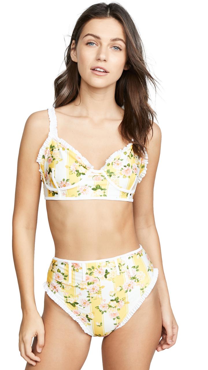For Love Lemons Charleston Bikini Top