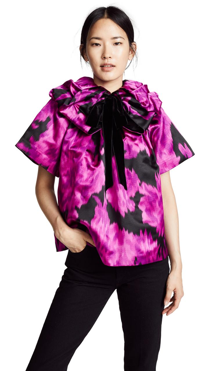Marc Jacobs Blouse With Rosette Collar