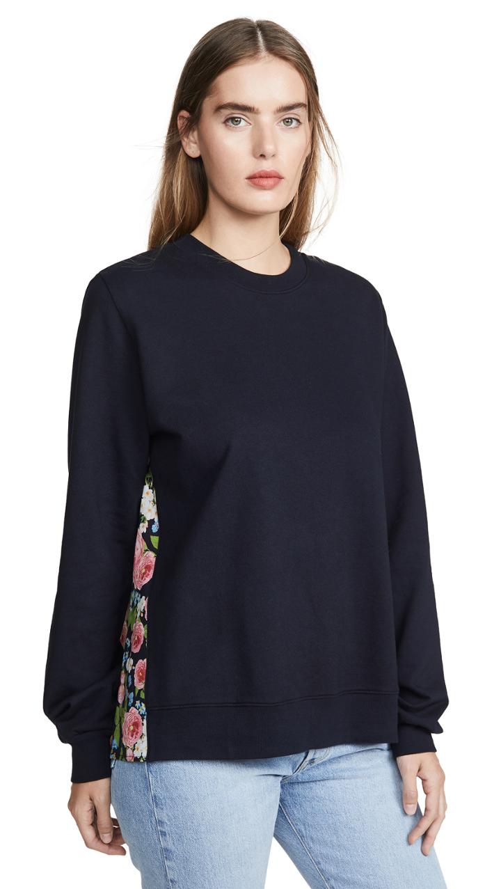 Clu Pullover With Floral Panel