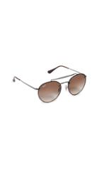 Ray Ban Blaze Rimless Round Aviators