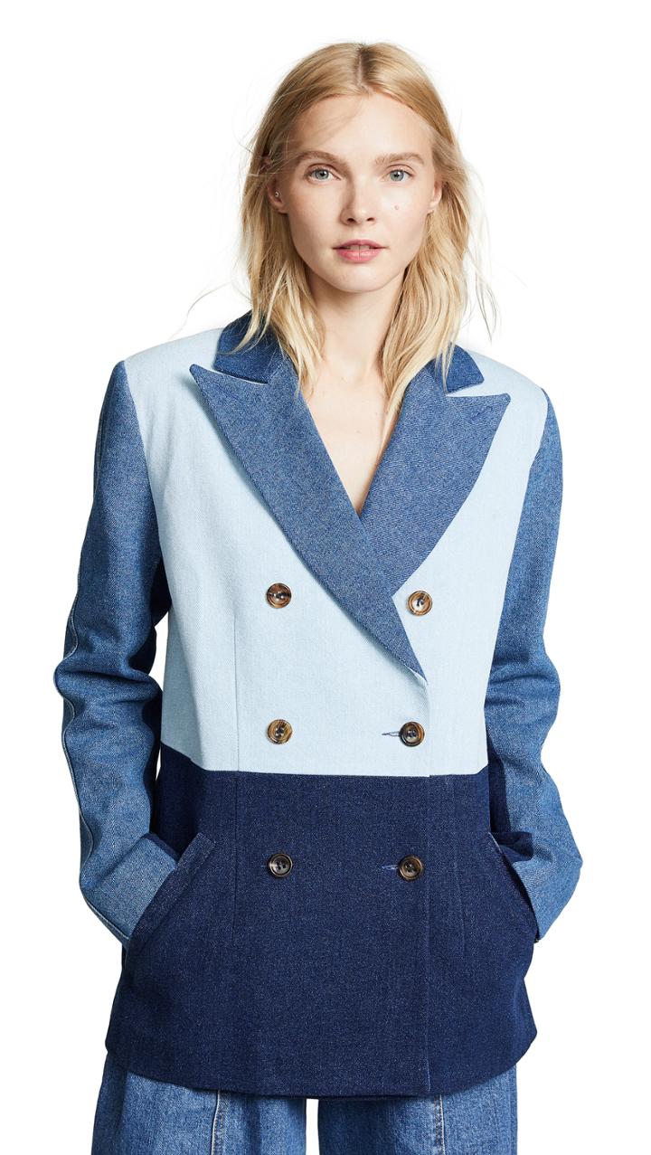 Ksenia Schnaider Patchwork Blazer