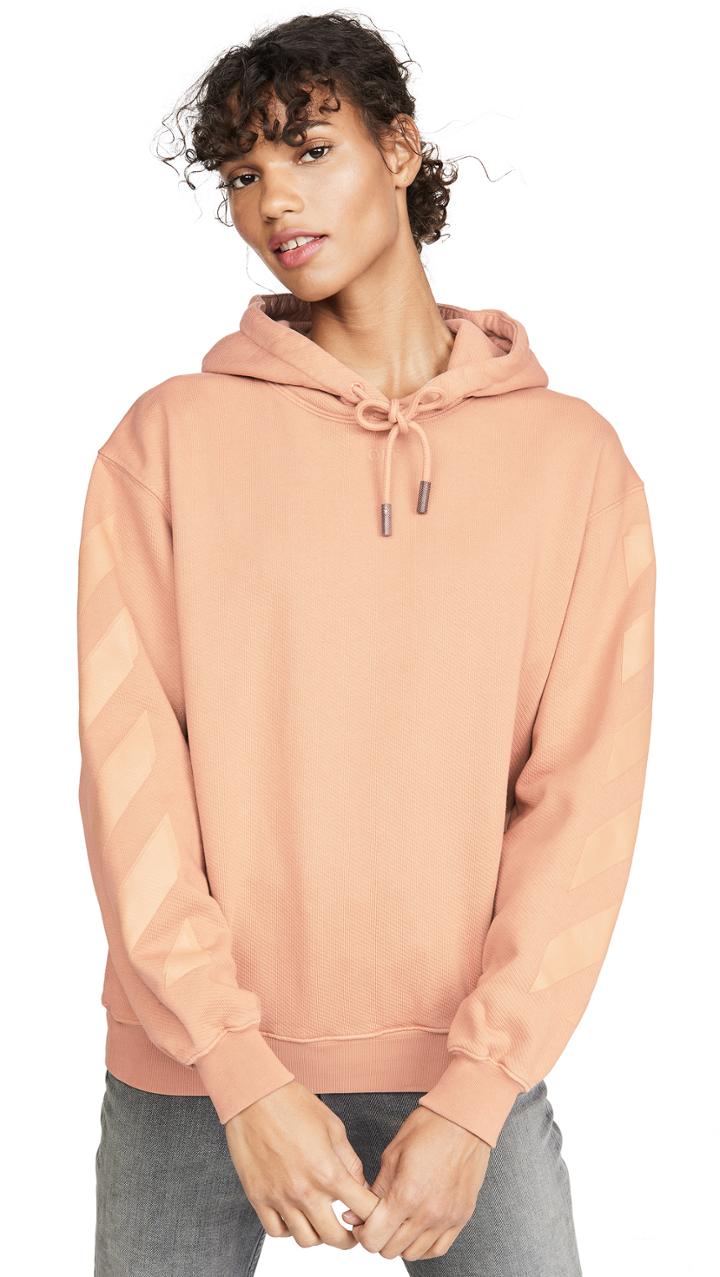 Off White Diagonal Hoodie