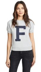 Frame Varsity Short Sleeve Sweatshirt