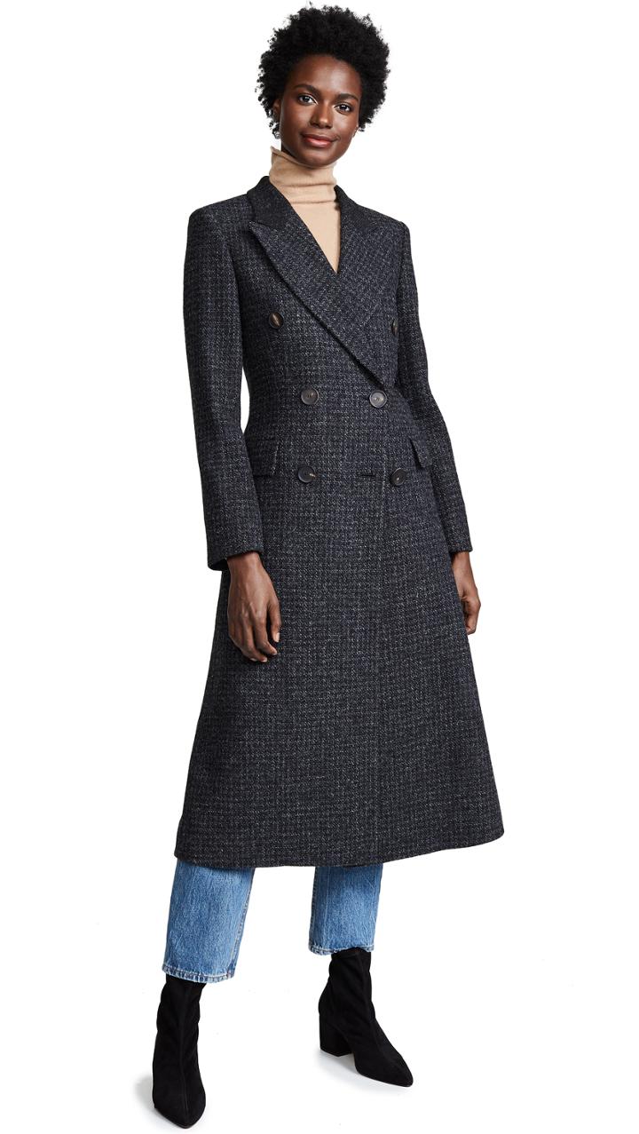 Pringle Of Scotland Wool Tweed Coat