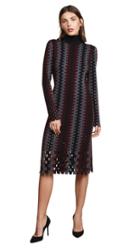 Diane Von Furstenberg Turtleneck Midi Dress