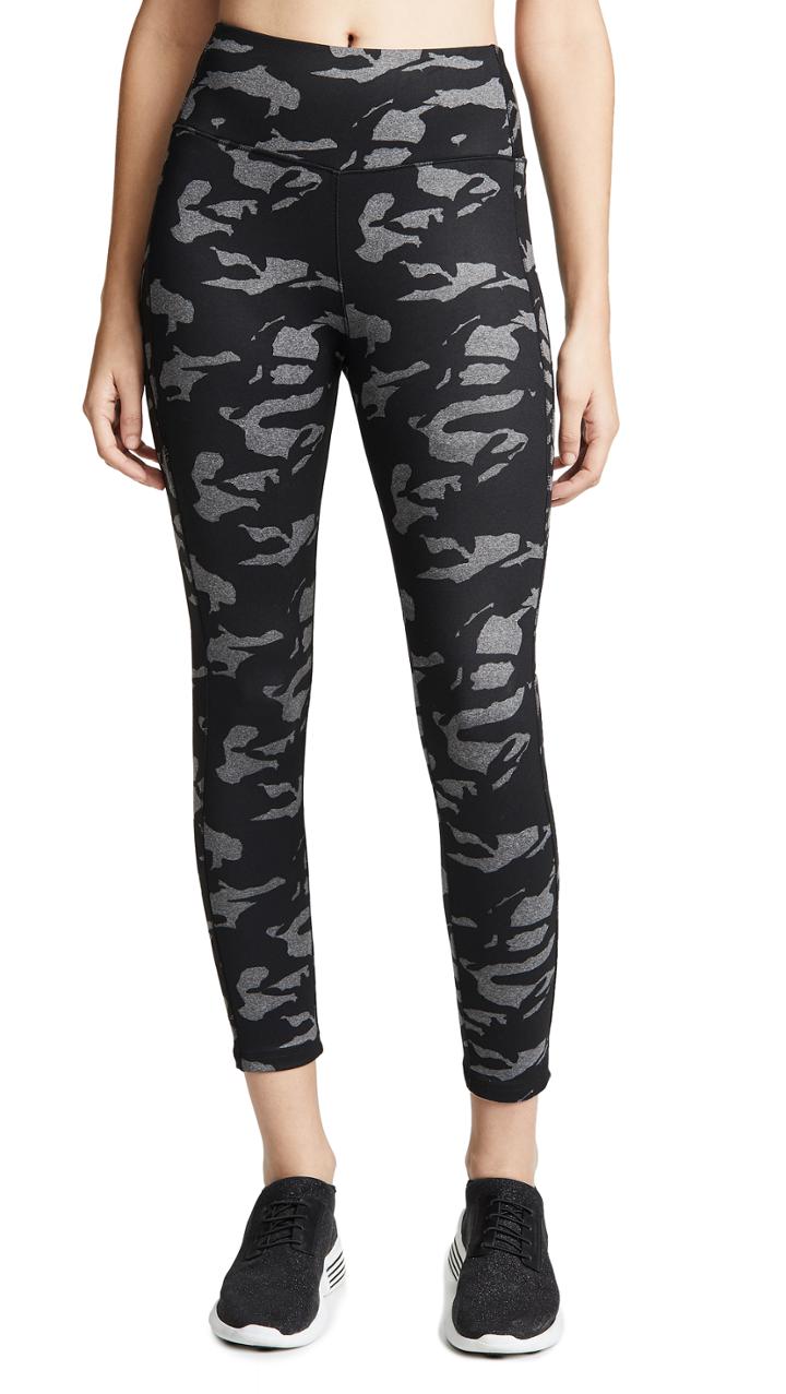 Monrow Granite Camo Sporty Leggings