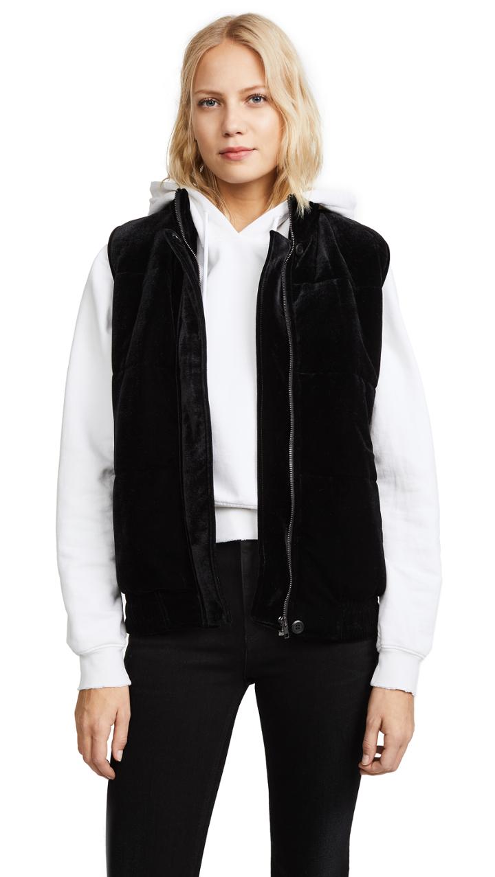 Bb Dakota Withers Velvet Puffer Vest