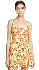 Jonathan Simkhai Positano Button Front Romper